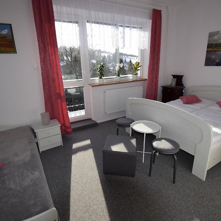Pension St. Moritz Železná Ruda Buitenkant foto
