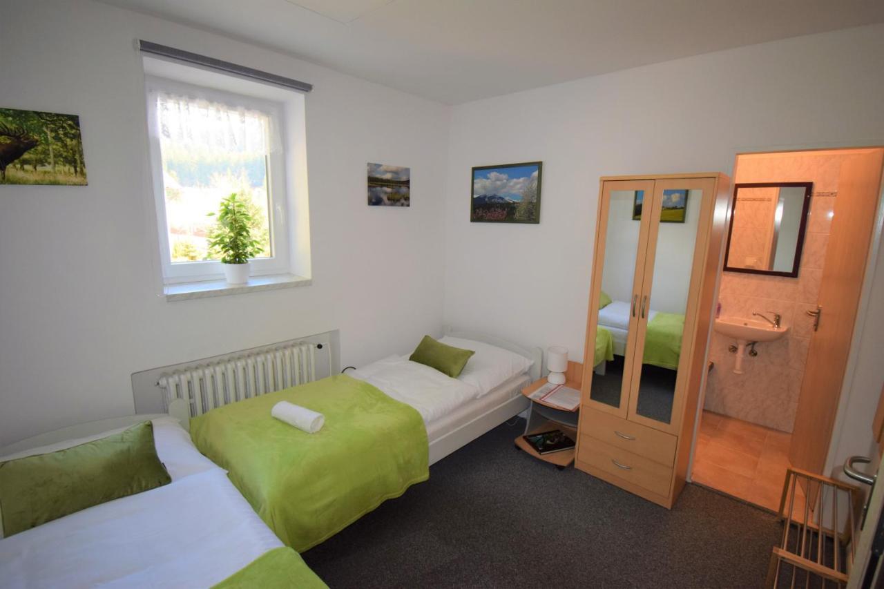 Pension St. Moritz Železná Ruda Buitenkant foto